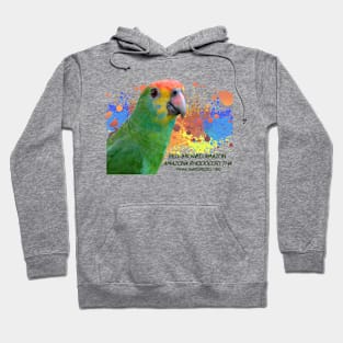 Red-browed Amazon Parrot Hoodie